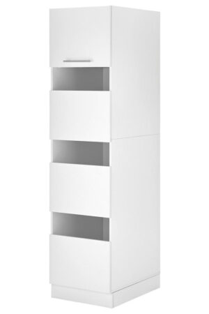 Bílá skříň na prádlo Respekta, rozměry 50/200/67,6 cm