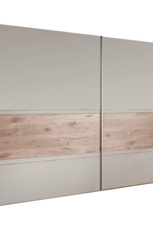 Šatní skříň s posuvnými dveřmi v dubovém designu