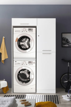 Technická místnost Respekta, bílá barva, rozměry 117/200/67,6 cm