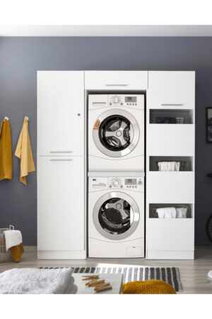 Technická místnost Respekta 167,4/200/67,6 cm v bílém matu