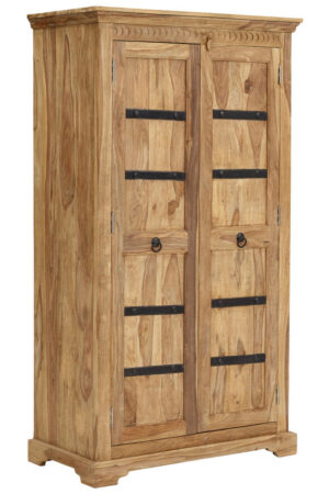 Víceúčelová skříň z sheeshamu v přírodních barvách