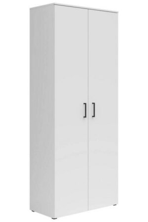 Víceúčelová skříň Carryhome v bílé barvě, rozměry 80/195/40 cm