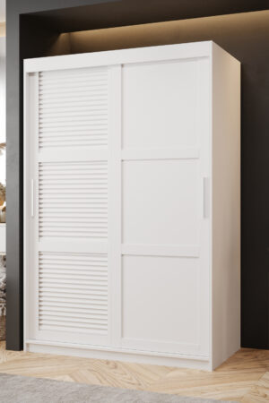 Šatní skříň Abi Zaluzja 3 v bílé barvě