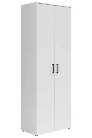 Bílá víceúčelová skříň Carryhome, rozměry 70/195/40 cm