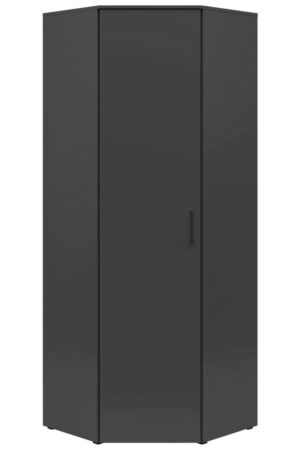 Rohová skříň Carryhome v grafitu 101x195 cm