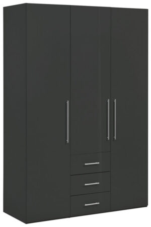 Šatní skříň Xora s otočnými dveřmi v antracitové barvě