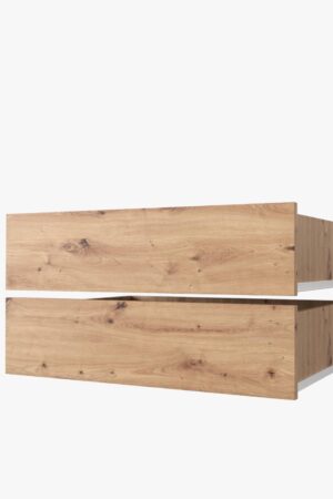 Bílé zásuvky LUX pro šatní skříně se 4 šuplíky