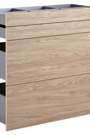 Sada zásuvek Hom`in, barva dubu, rozměry 90,9/82/46,8 cm