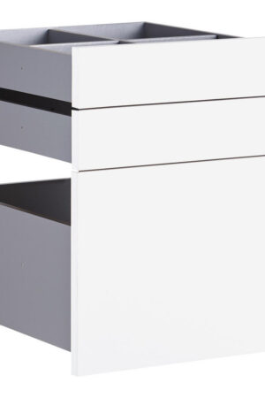 SADA ZÁSUVEK Hom'in, bílá, rozměry 45,3/50,3/46,8 cm