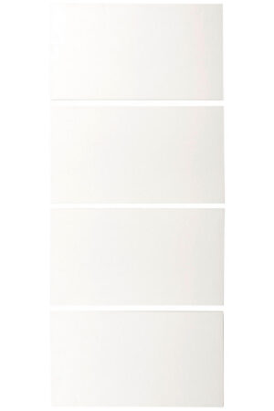 Bílý čelní panel Hom`in 22 BIAK pro šatní skříně