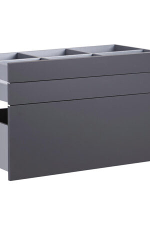 Sada zásuvek Hom`in v antracitové barvě, rozměry 90,9/50,3/46,8 cm