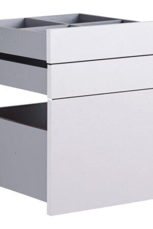 SADA ZÁSUVEK světle šedá 45,3/50,3/46,8 cm