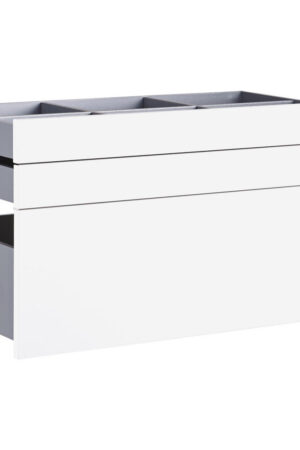 SADA ZÁSUVEK, vysoce lesklá bílá, 90,9/50,3/46,8 cm