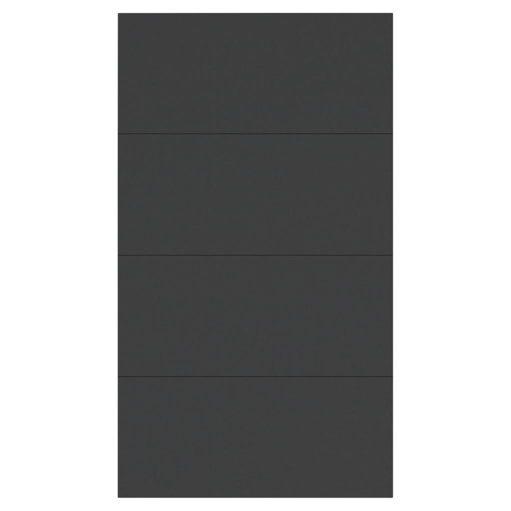 Čelní panel Hom`in v antracitovém dekoru, sada 4ks