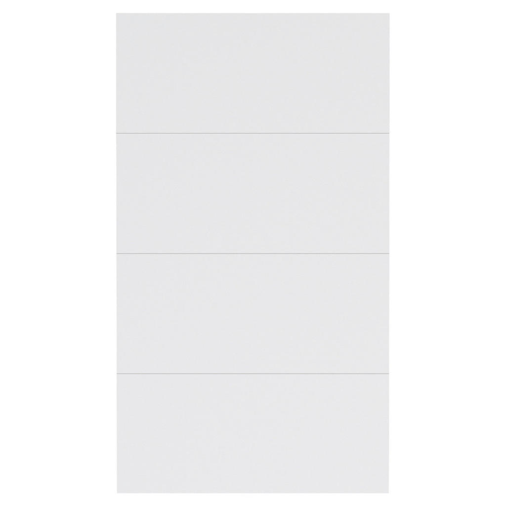 Hom`in čelní panel sada 4ks, bílý dekor, šířka 115 cm