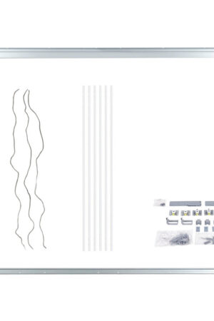 MONTÁŽNÍ BALÍČEK chrom pro šatní skříně