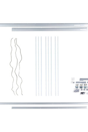 Montážní balíček Hom`in v barvách hliníku