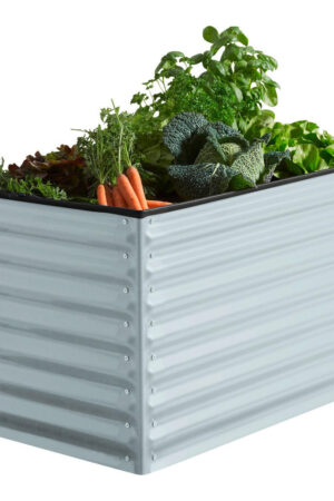 Vyvýšený záhon 100x60x60 cm z pozinkované oceli