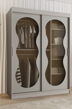 Šatní skříň Abi Bahrajn 3 v kašmírové barvě