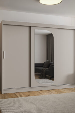 Šatní skříň Abi Lucy s posuvnými dveřmi v kašmíru