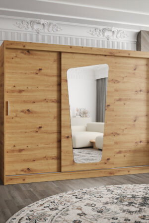 Šatní skříň Abi Moka v dekoru dub artisan