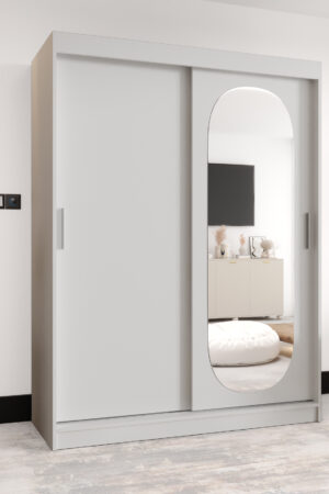 Šatní skříň Abi Royal s bílými posuvnými dveřmi