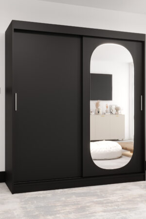 Šatní skříň Abi Royal s posuvnými dveřmi a zrcadlem