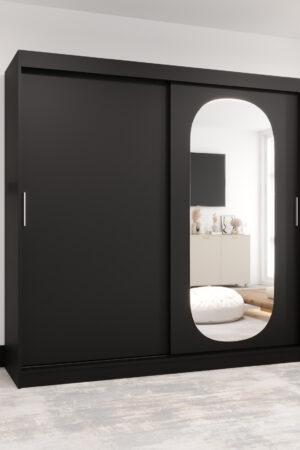 Šatní skříň Abi Royal s posuvnými dveřmi a zrcadlem