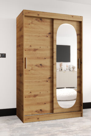 Šatní skříň Abi Royal s posuvnými dveřmi a zrcadlem