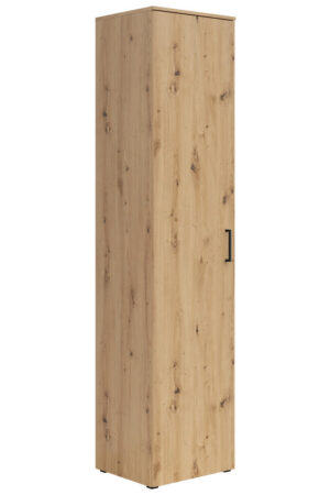 Víceúčelová skříň Carryhome v dubu artisan, 1 dveře