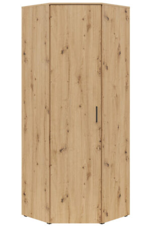 Rohová skříň v dekoru dub artisan, 71,5/195/71,5 cm