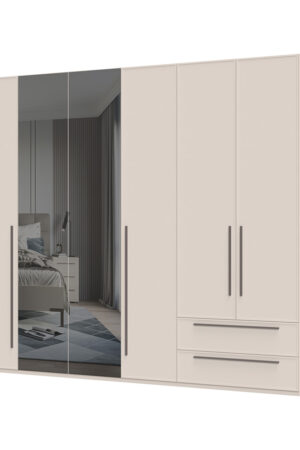 Sestava skříní OPERA v barvě Cashmere lak mat