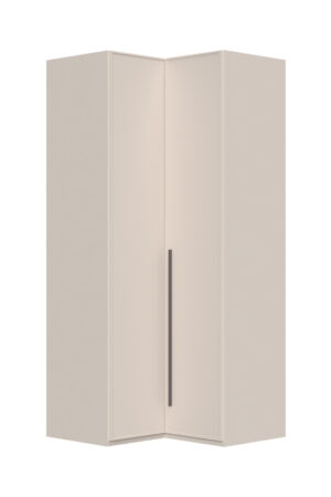 Rohová skříň OPERA v Cashmere laku mat
