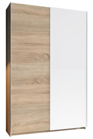 Multifunkční skříň Carryhome v bílé a dubu sonoma