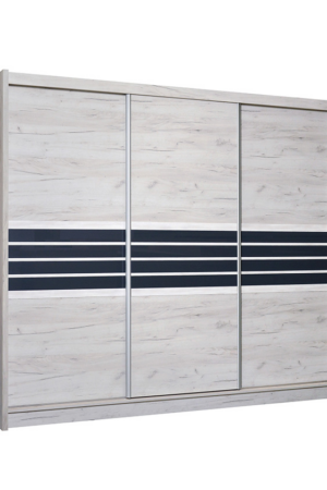 Moderní šatní skříň Turyn Lava, rozměry 203 cm