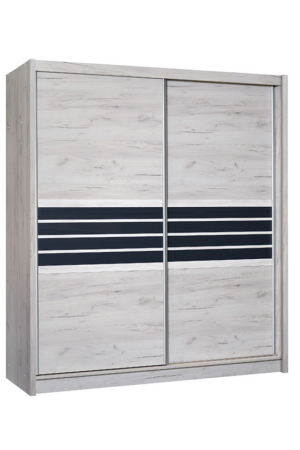 Moderní šatní skříň Turyn Lava, rozměry 203 cm