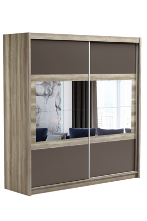 Šatní skříň Salwador - Dub Canyon, 203 cm