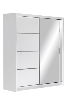 Šatní skříň Vista - Bílá, 150 cm