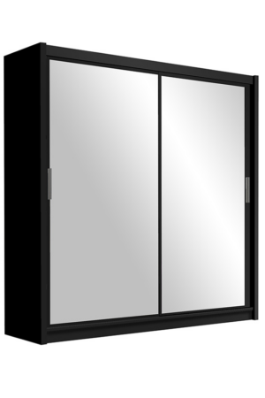 Šatní skříň Paris - Černá, 120 cm