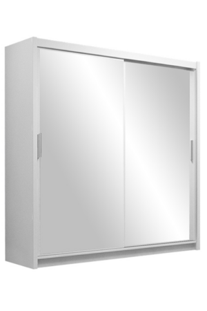 Šatní skříň Paris - Bílá, 160 cm