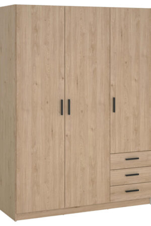 Šatní skříň MID.YOU v barvě dubu 147x200 cm