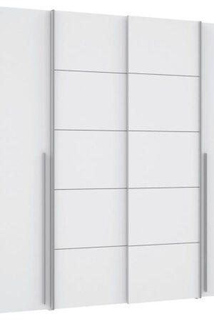 Bílá šatní skříň MID.YOU 200/210/61,2 cm