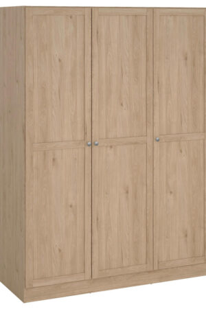 Šatní skříň s otočnými dveřmi v barvě dubu