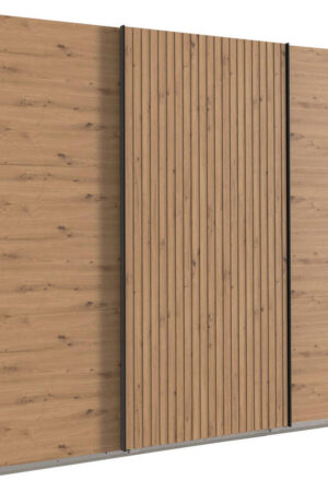 Skříň s posuvnými dveřmi v dubu artisan 300 cm