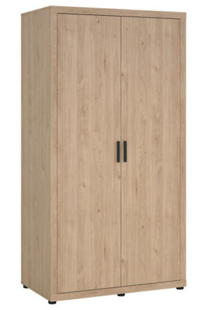 Šatní skříň s otočnými dveřmi v barvě dubu