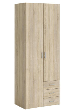 Šatní skříň MID.YOU v barvě dubu, 77,6x200,4 cm
