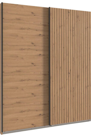 Skříň s posuvnými dveřmi v dub artisan