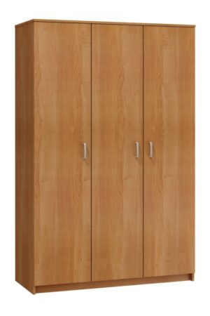 Šatní skříň FAZILKA 3D, barva olše, 120x183x48 cm