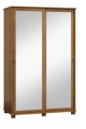 Kombinovaná skříň 2D BHAGIRA 7 se zrcadlem a posuvnými dveřmi