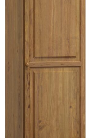 Šatní skříň 1D BHAGIRA 3 z masivu borovice v dubovém moření